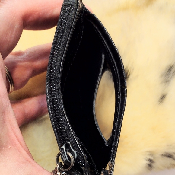 Brighton change purse, vintage, leather, zip top. Heart shaped photo frame. - Picture 3 of 6